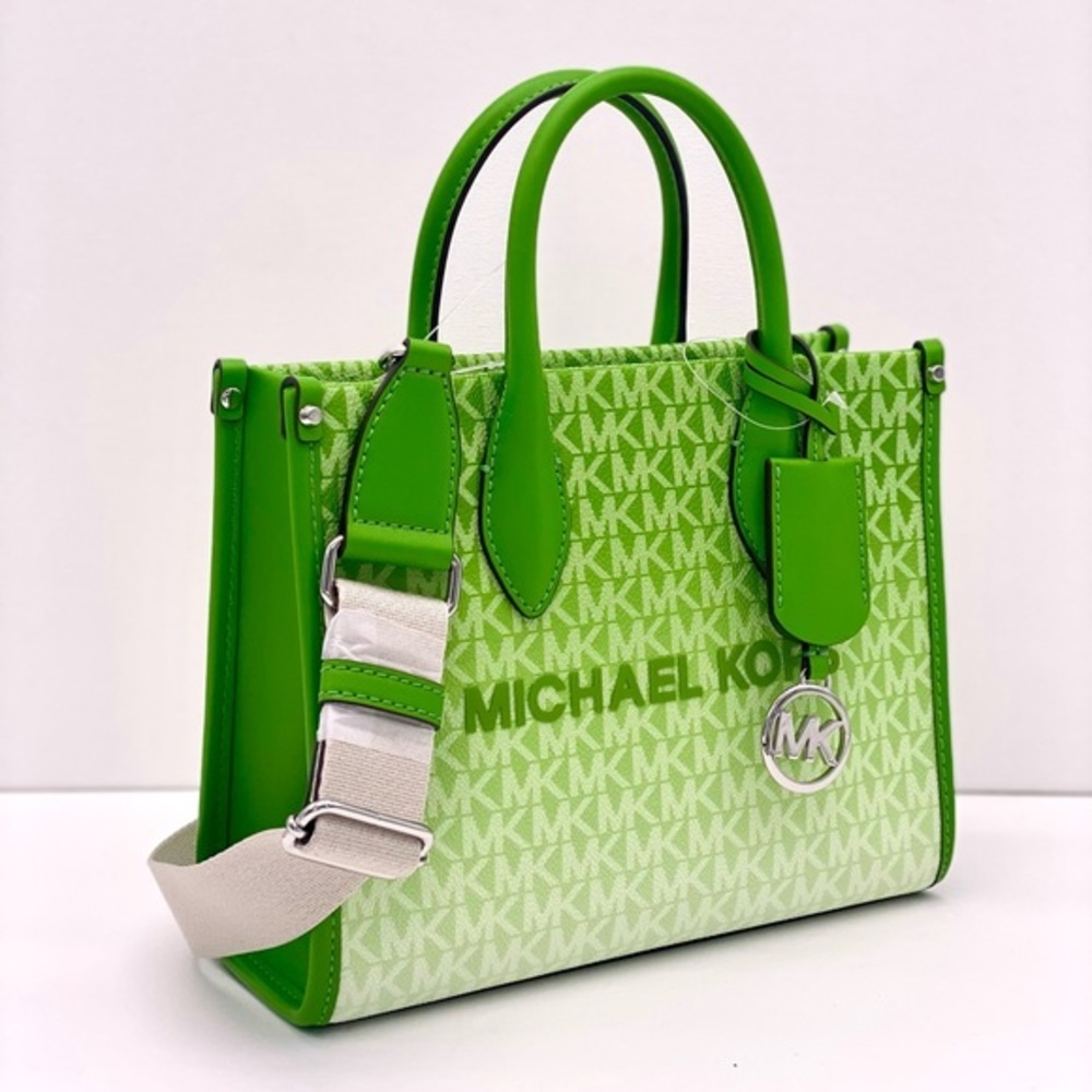 MICHAEL KORS MIRELLA SMALL SHOPPER TOTE CROSSBODY OMBRÉ